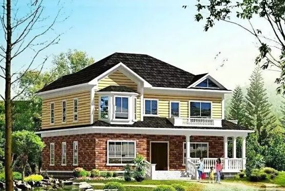 天長輕鋼別墅建筑設(shè)計(jì) 抗9級(jí)地震 29萬起建別墅(圖1)