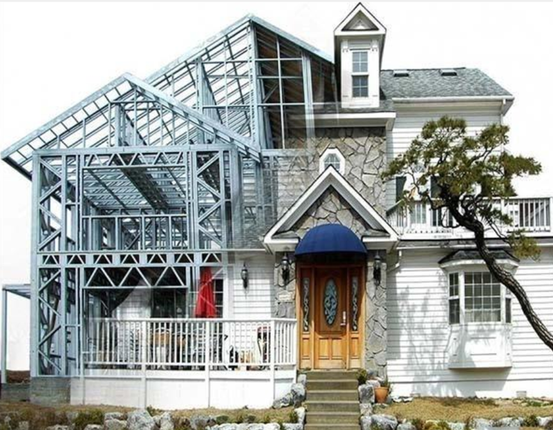 云南睿婕輕鋼別墅建筑公司29萬(wàn)起建別墅（免費(fèi)設(shè)計(jì)）(圖1)