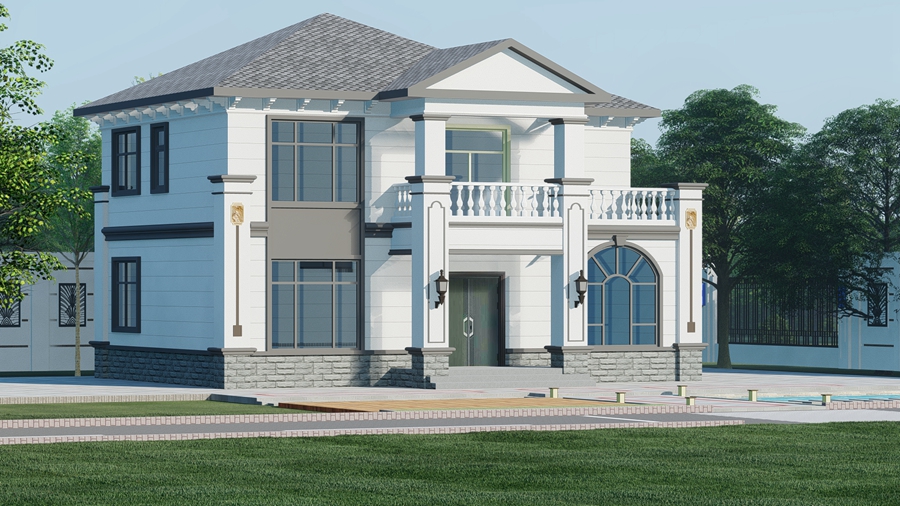 稻田邊的夢(mèng)幻之居：農(nóng)村輕鋼別墅，打造農(nóng)民心頭最愛！(圖2)