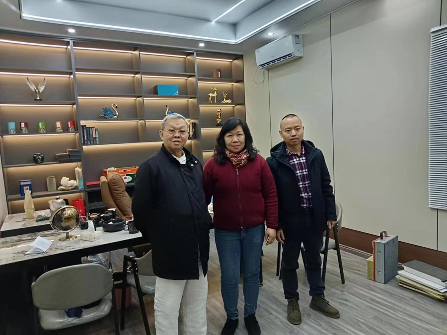 法國華僑代表團蒞臨睿婕輕鋼別墅工廠考察，探尋合作機會！