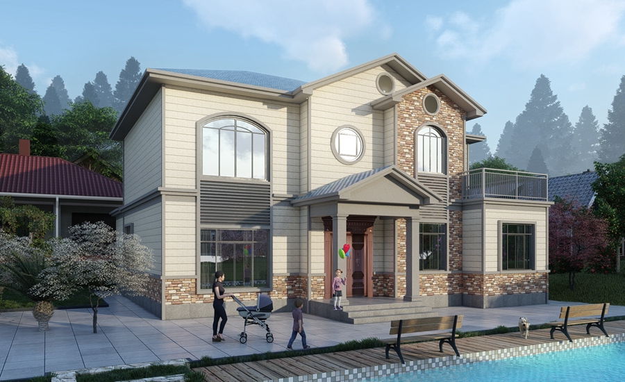 一棟兩層200平方的輕鋼別墅需要多少人施工？