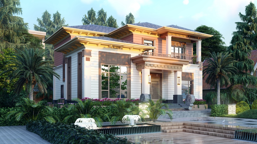 農村擁有一棟輕鋼別墅，品味鄉村精致生活(圖2)